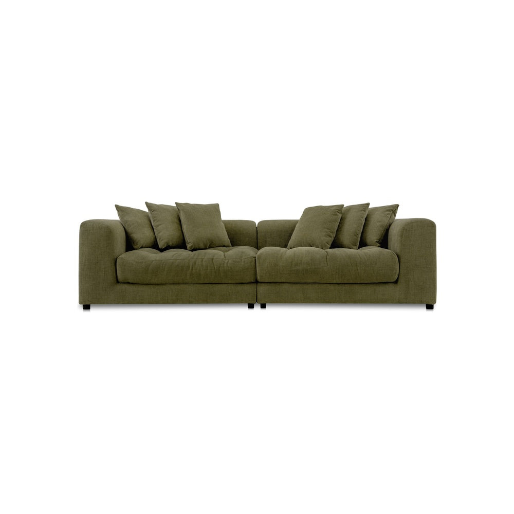 Damek Sofa FURNITURE - sofas Moe's Furniture Olive