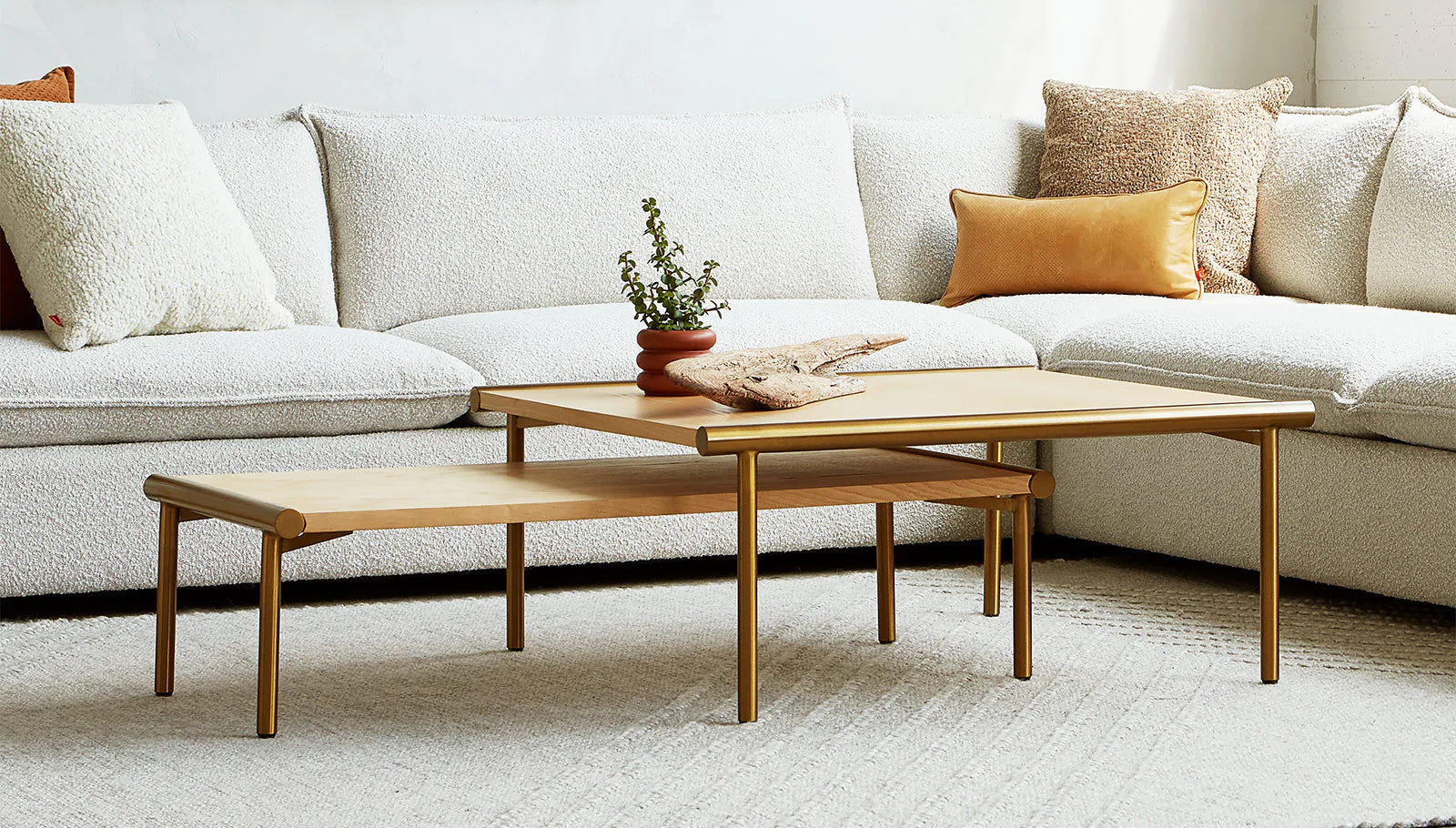 Gus* Manifold Square Coffee Table 4 - c - FURNITURE - coffee table - square Gus