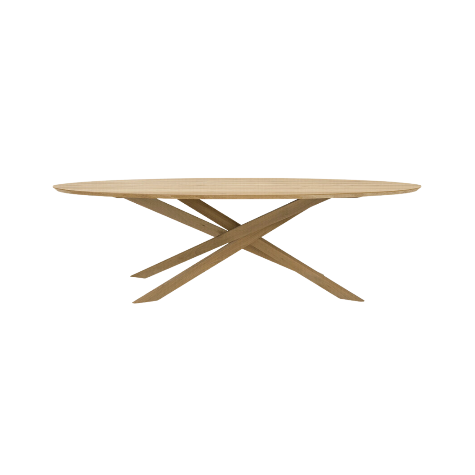 Mikado Dining Table - Oval 9 - a - FURNITURE - Dining Table - round Ethnicraft