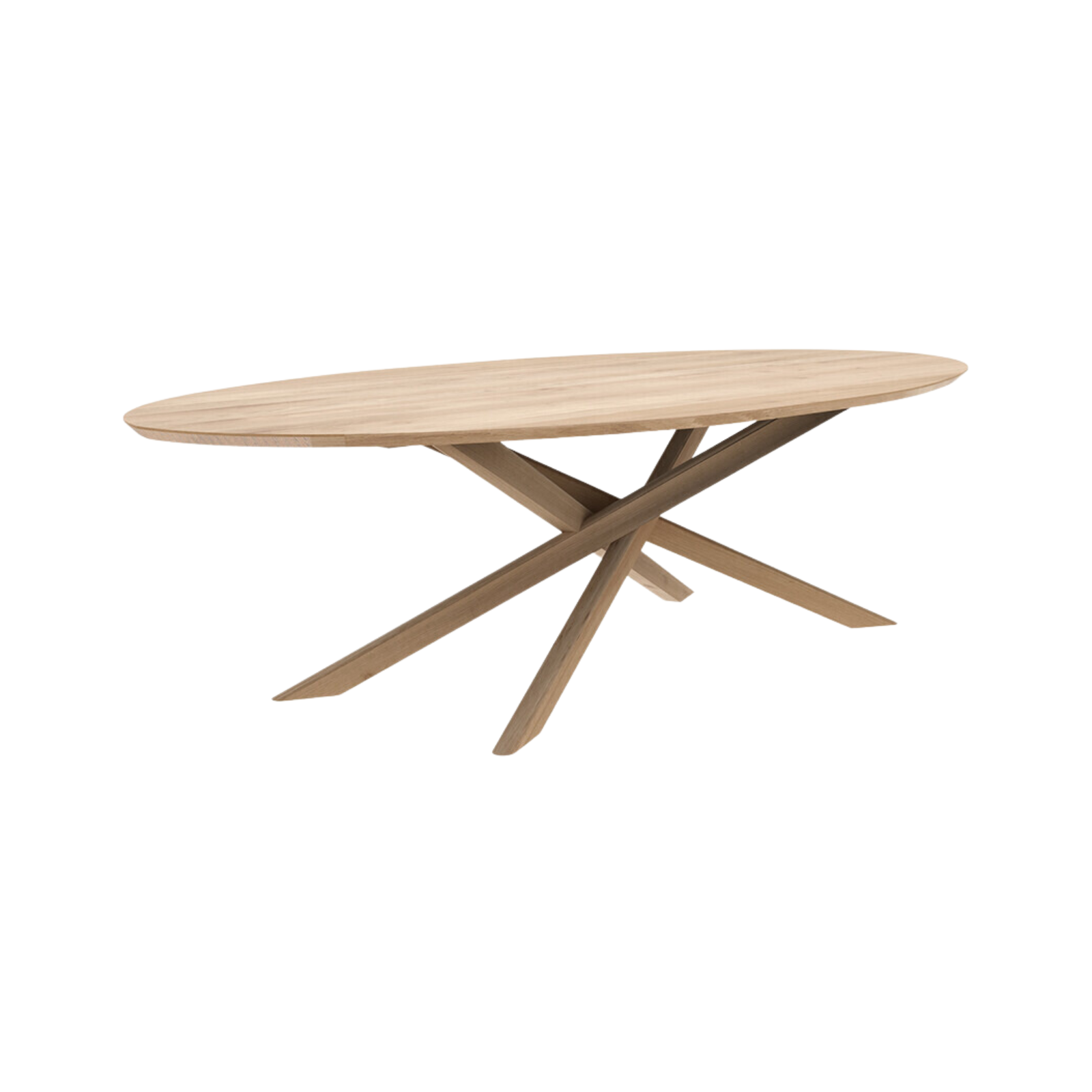 Mikado Dining Table - Oval 9 - a - FURNITURE - Dining Table - round Ethnicraft
