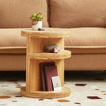 Gus* Monument End Table 5 - a - FURNITURE - accent table - wood Gus