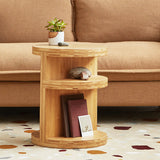 Gus* Monument End Table 5 - a - FURNITURE - accent table - wood Gus