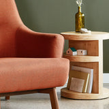 Gus* Monument End Table 5 - a - FURNITURE - accent table - wood Gus