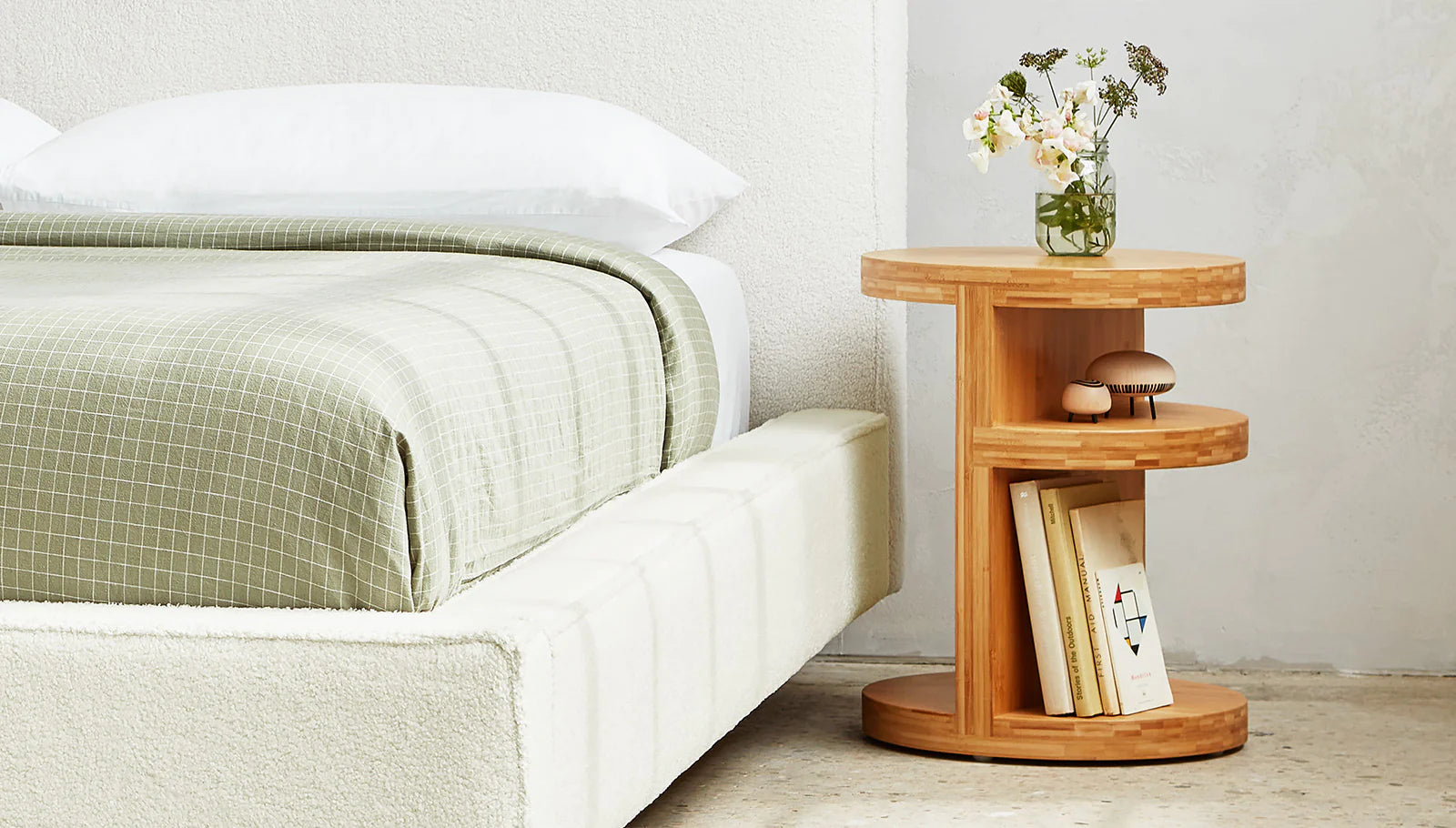 Gus* Monument End Table 5 - a - FURNITURE - accent table - wood Gus