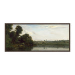 IN STORE - "Along the Oise" Framed Canvas ARTWORK - in store Northwood Collection
