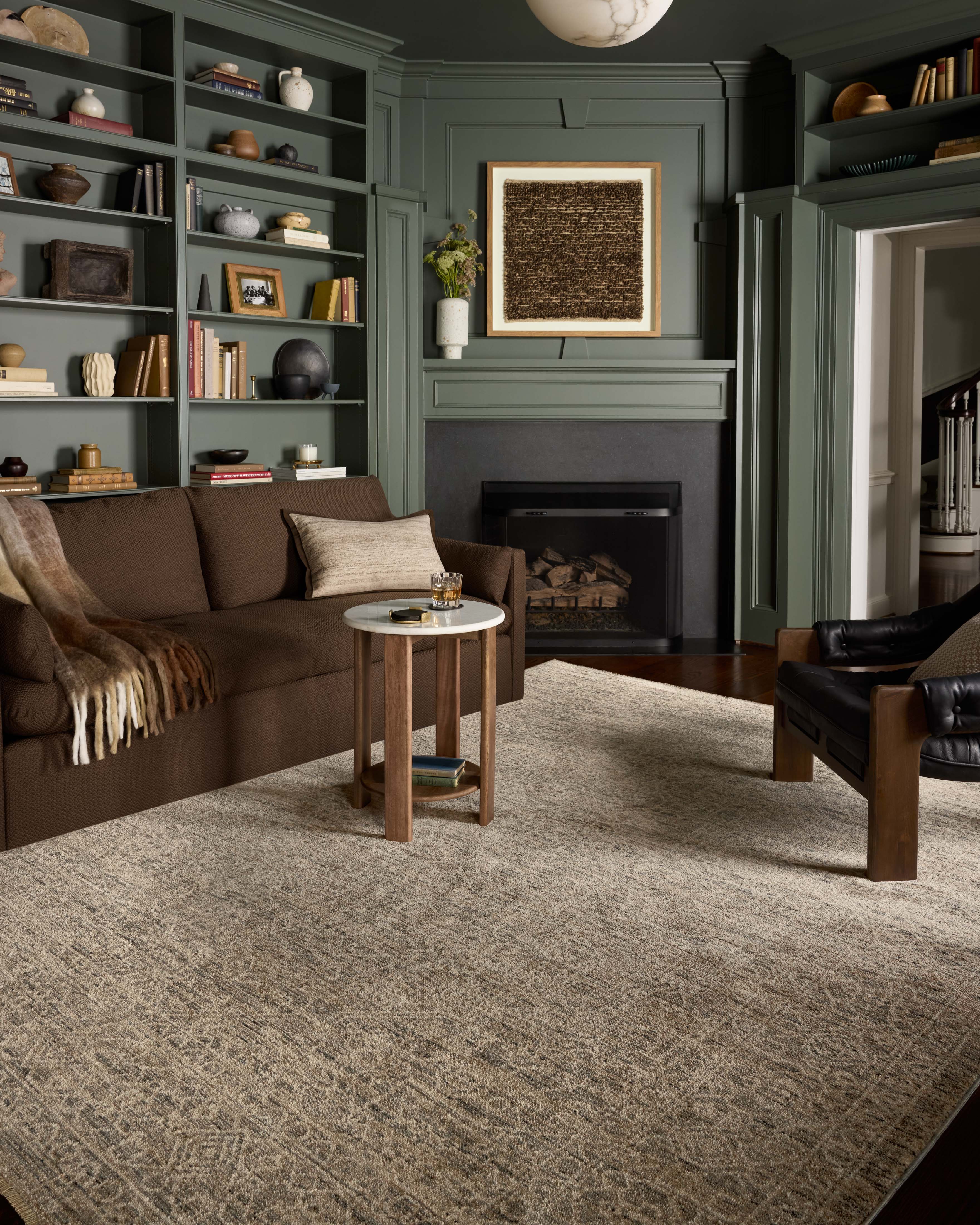 Loloi Newman Slate / Natural Rug Rugs Loloi