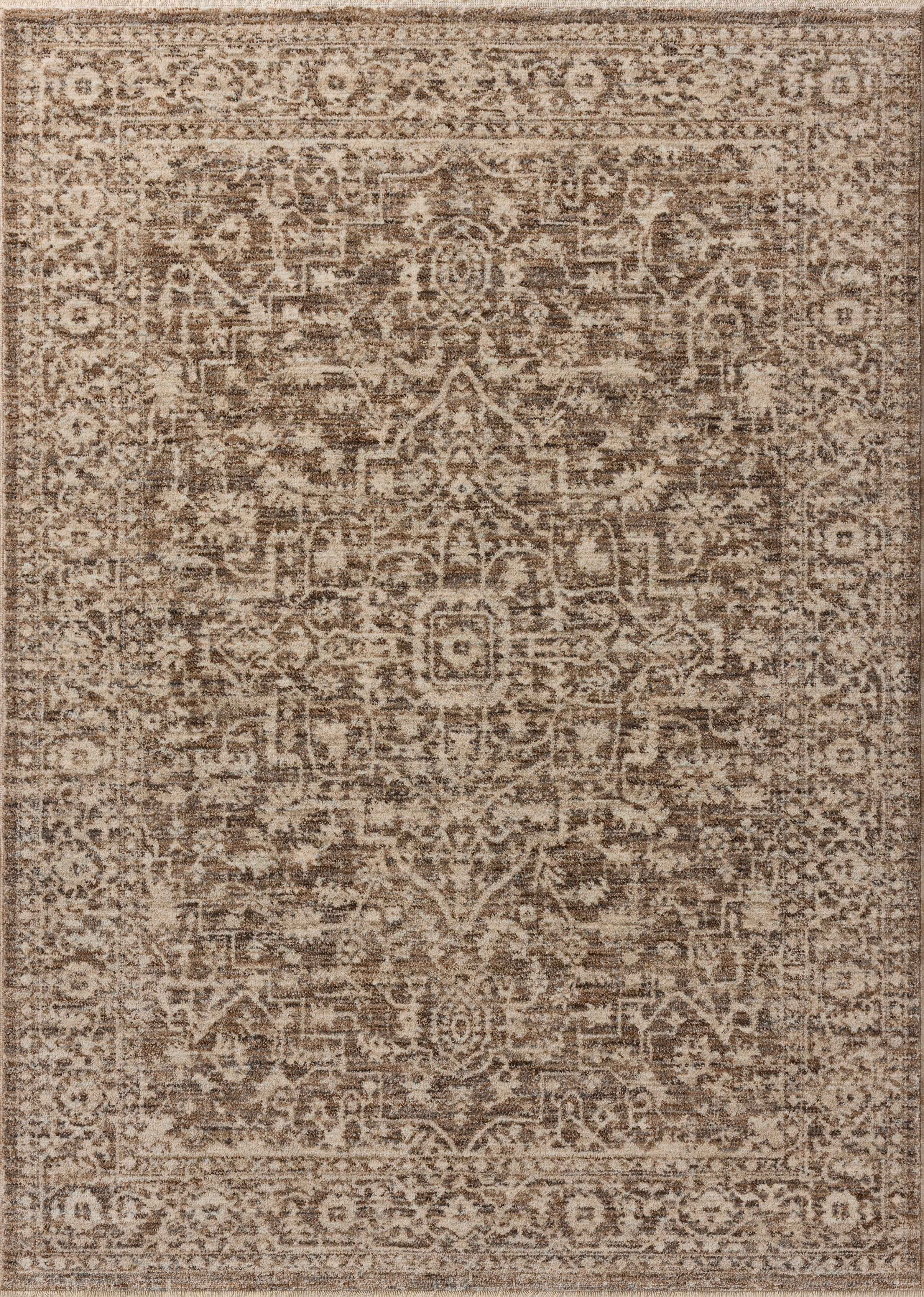 Loloi Newman Dark Taupe / Natural Rug Rugs Loloi