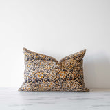 Aja Floral Pillow Cover 00-1 - PILLOWS - block print - neutral Rug & Weave Pillows