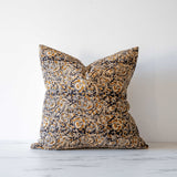 Aja Floral Pillow Cover 00-1 - PILLOWS - block print - neutral Rug & Weave Pillows