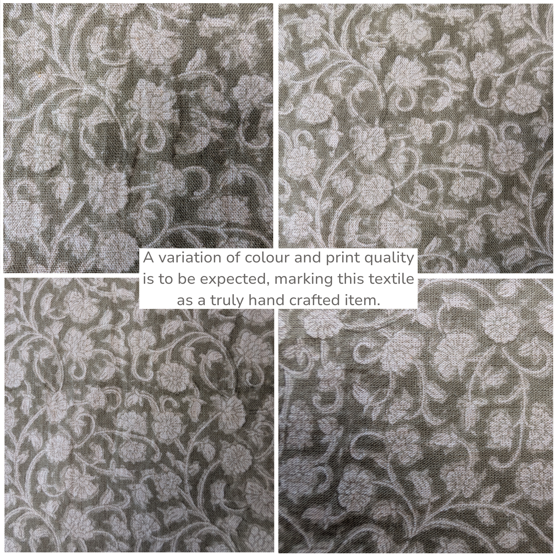 Olivia Block Print Pillow Cover 1 - PILLOWS - Block print - neutral ORNA HOUSE