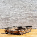 Antique Wood Basket 1-VINTAGE - basket Golden Oldies