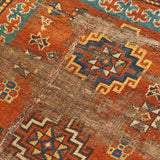 4' x 6'4" Antique Caucasian Rug RUGS - vintage Rug & Weave Rugs