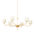 Osmond Chandelier LIGHTING - Chandelier Hudson Valley Lighting 49.5" Vintage Gold Leaf