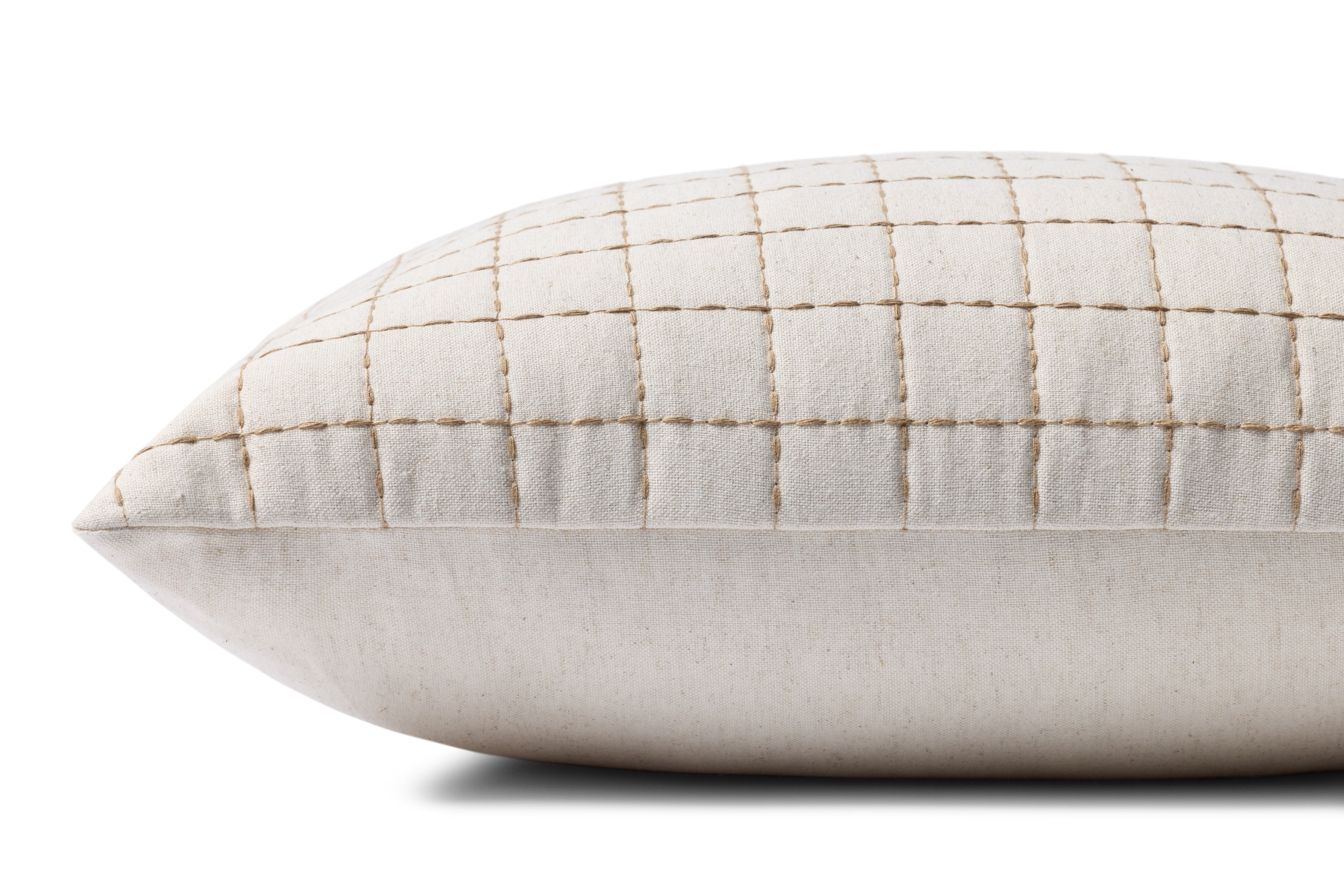 Magnolia Home by Joanna Gaines x Loloi Hattie Natural Pillow Throw Pillows Loloi