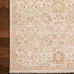 Chris Loves Julia x Loloi Palma Natural / Spice Rug RUGS - synthetic Loloi