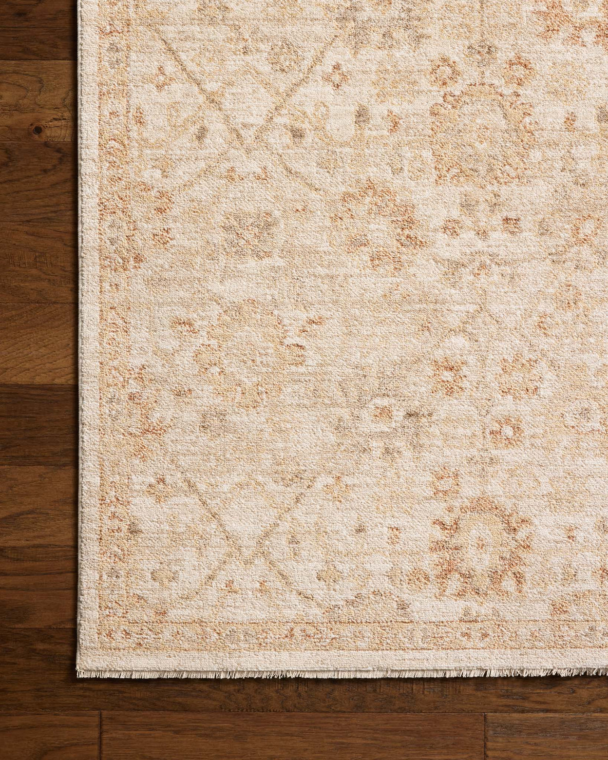 Chris Loves Julia x Loloi Palma Natural / Spice Rug RUGS - synthetic Loloi