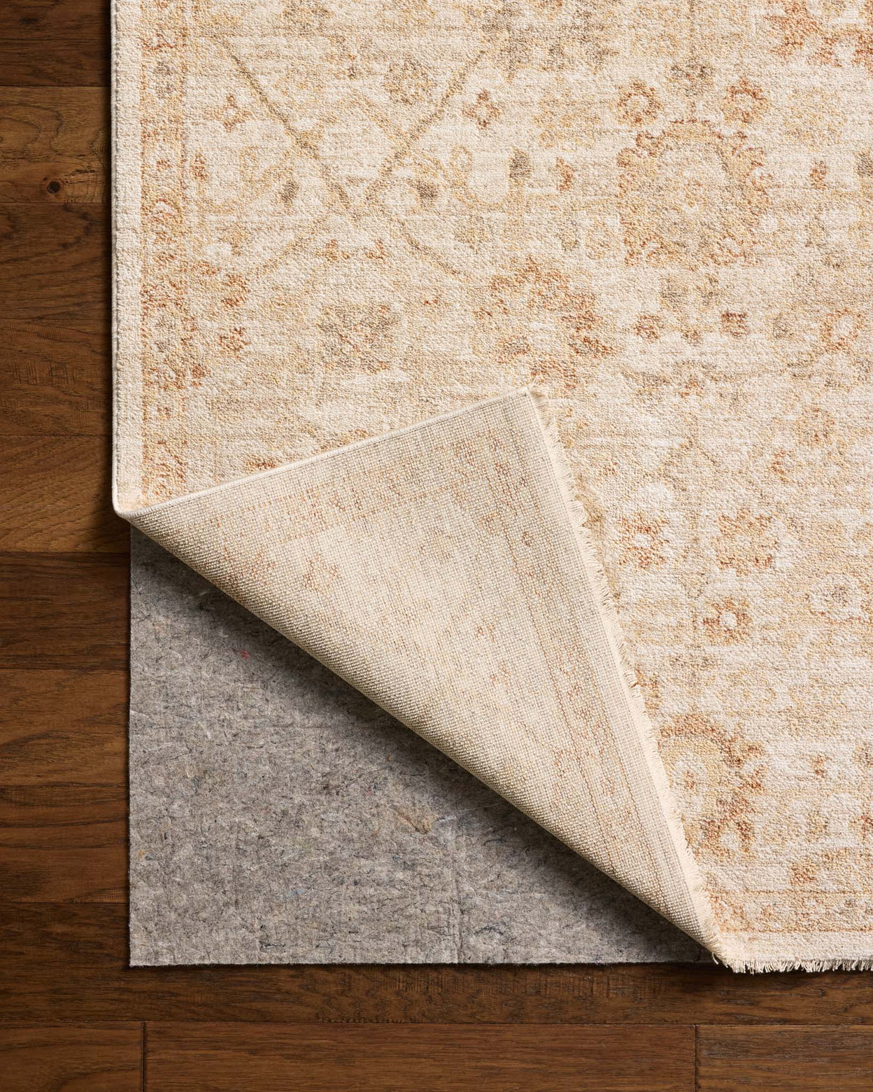 Chris Loves Julia x Loloi Palma Natural / Spice Rug RUGS - synthetic Loloi