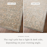 Chris Loves Julia x Loloi Palma Blue / Natural Rug RUGS - synthetic Loloi