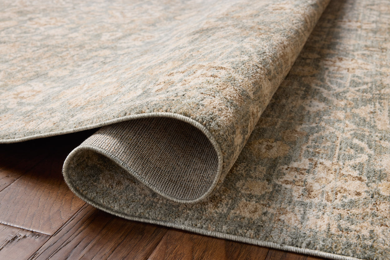 Chris Loves Julia x Loloi Palma Blue / Natural Rug RUGS - synthetic Loloi