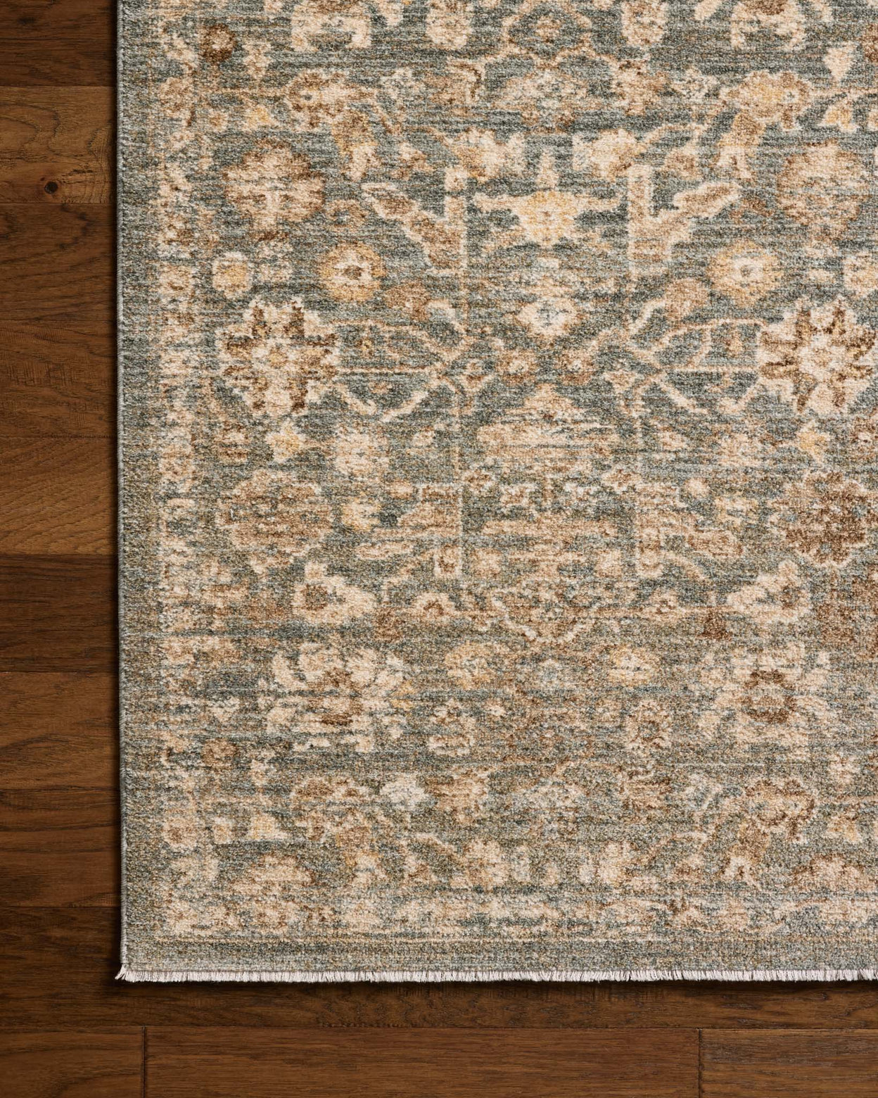 Chris Loves Julia x Loloi Palma Blue / Natural Rug RUGS - synthetic Loloi