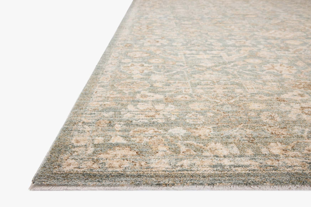Chris Loves Julia x Loloi Palma Blue / Natural Rug RUGS - synthetic Loloi