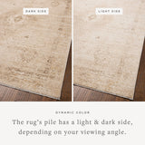 Chris Loves Julia x Loloi Palma Natural / Smoke Rug RUGS - synthetic Loloi
