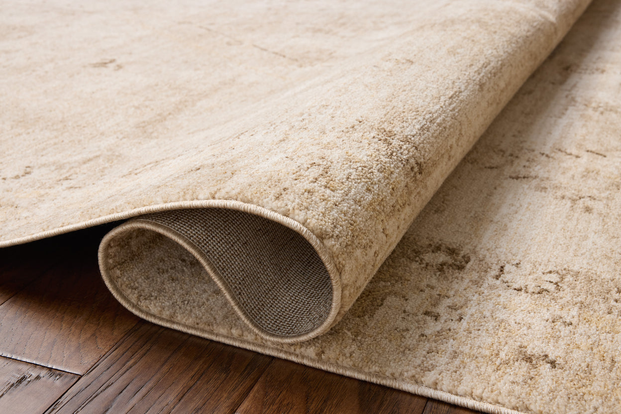 Chris Loves Julia x Loloi Palma Natural / Smoke Rug RUGS - synthetic Loloi