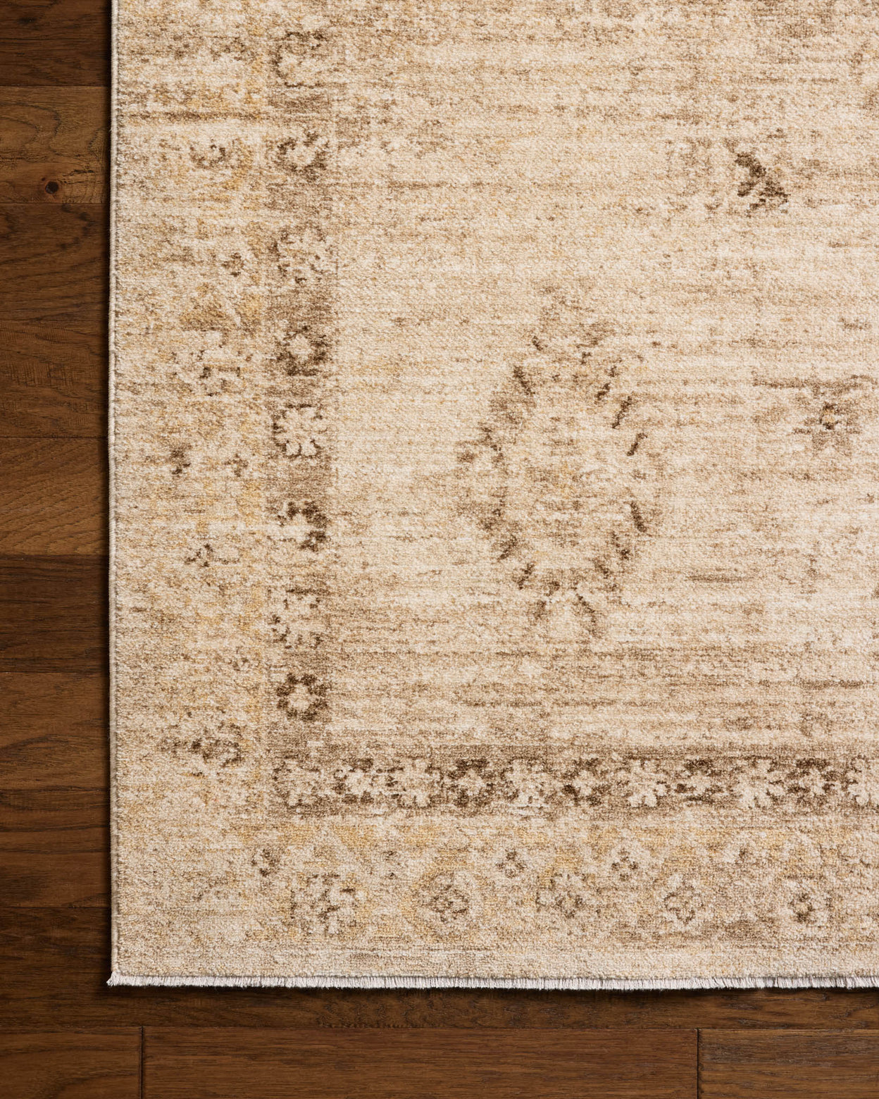 Chris Loves Julia x Loloi Palma Natural / Smoke Rug RUGS - synthetic Loloi