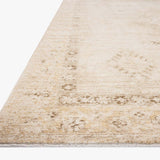 Chris Loves Julia x Loloi Palma Natural / Smoke Rug RUGS - synthetic Loloi