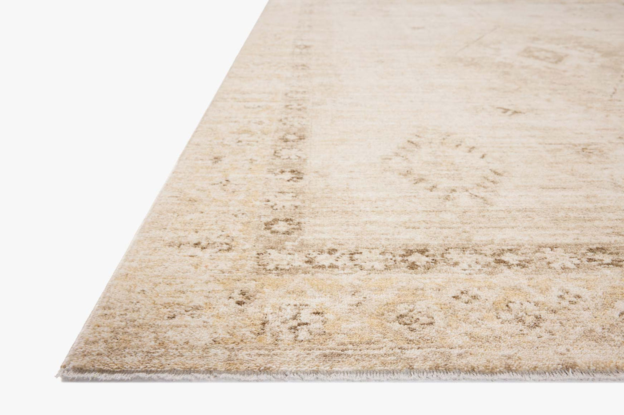 Chris Loves Julia x Loloi Palma Natural / Smoke Rug RUGS - synthetic Loloi