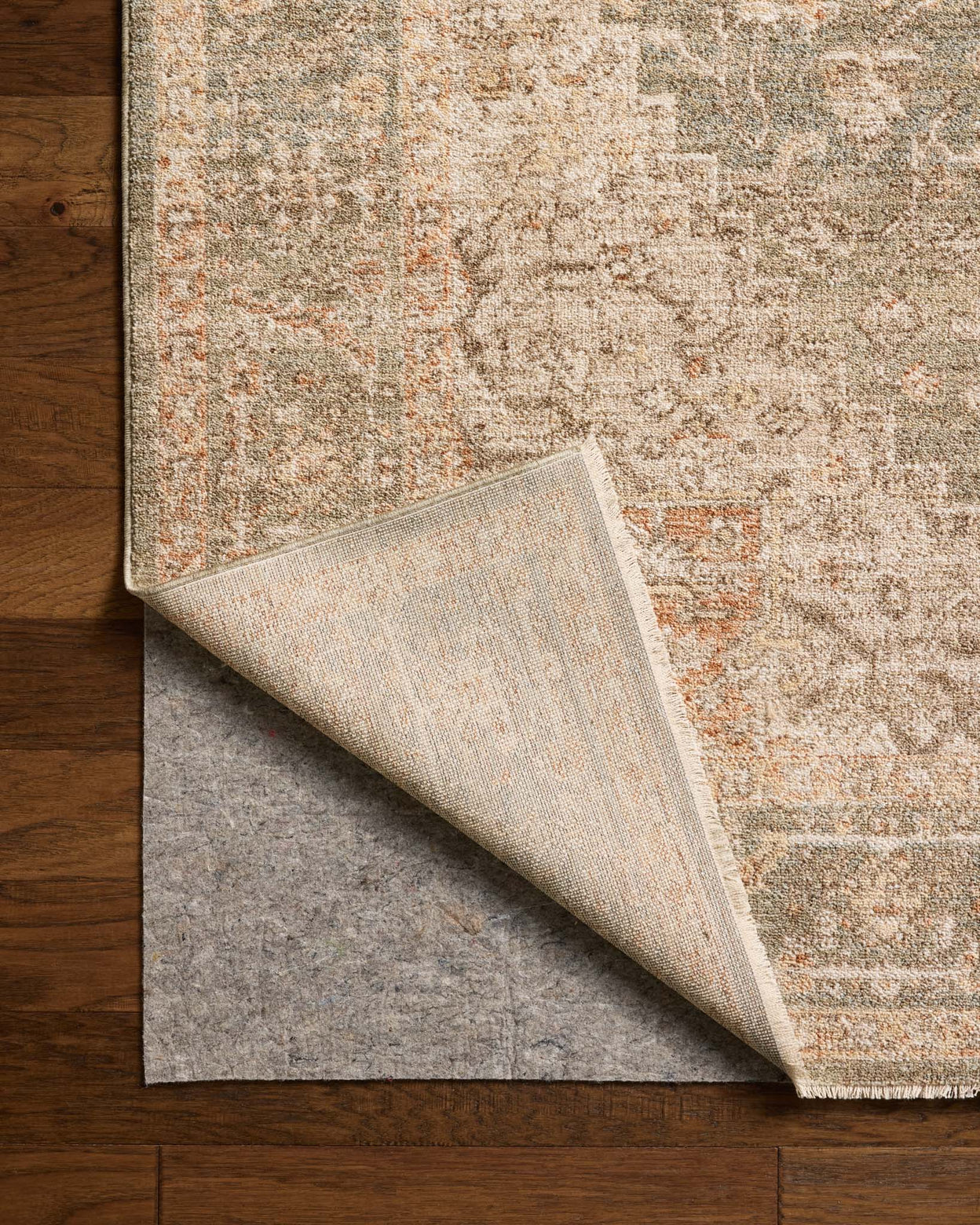 Chris Loves Julia x Loloi Palma Olive / Spice Rug RUGS - synthetic Loloi