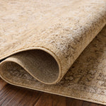 Chris Loves Julia x Loloi Palma Wheat / Bark Rug RUGS - synthetic Loloi
