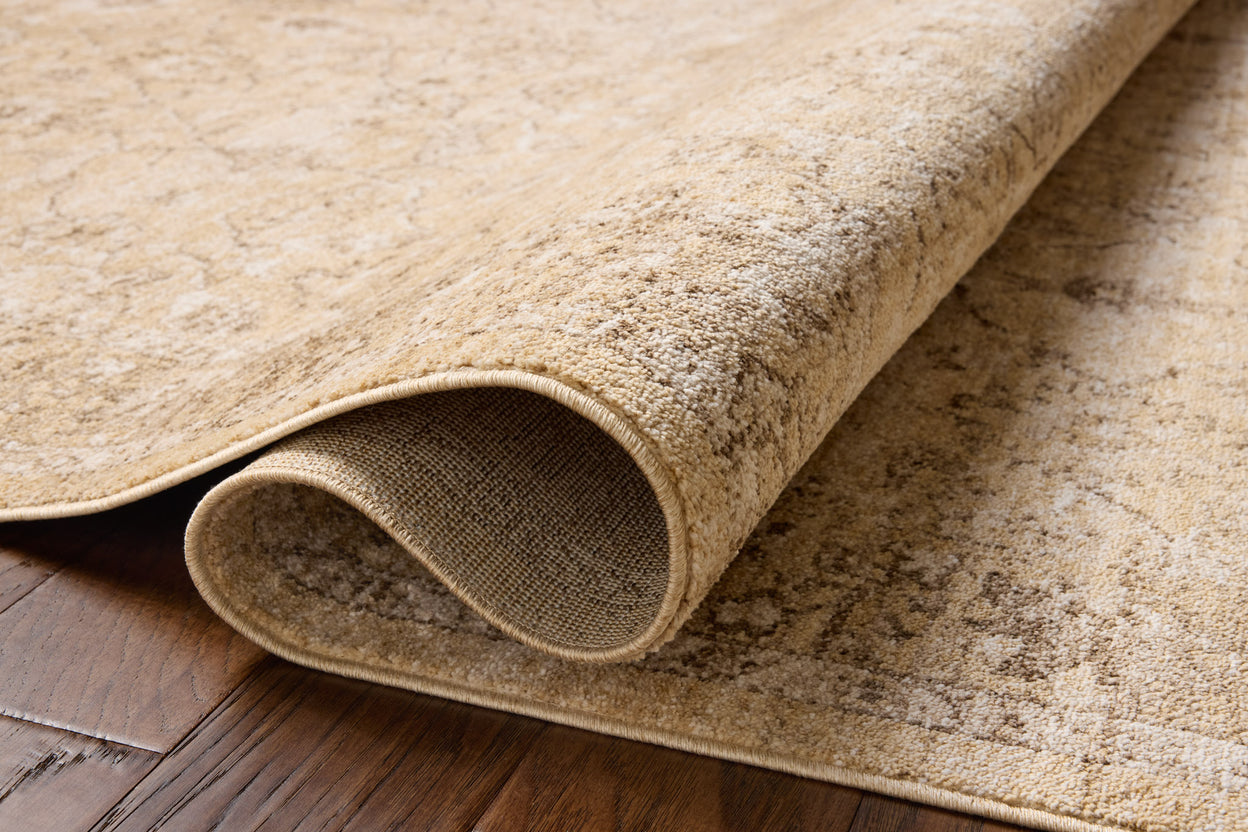 Chris Loves Julia x Loloi Palma Wheat / Bark Rug RUGS - synthetic Loloi