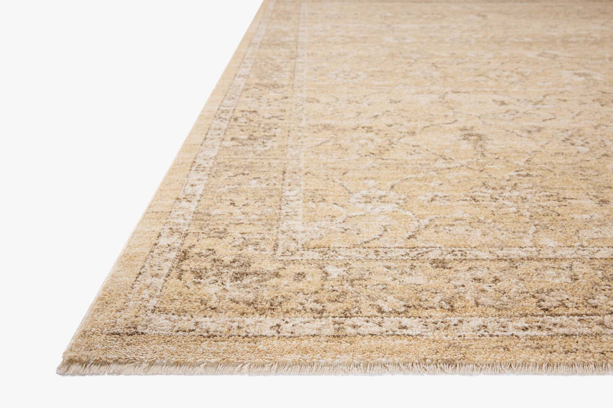 Chris Loves Julia x Loloi Palma Wheat / Bark Rug RUGS - synthetic Loloi