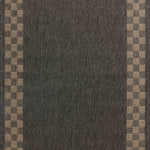 OVERSTOCK RUG - Chris Loves Julia x Loloi Providence Charcoal / Natural Rug - 5' x 7'7" IN STORE - Sale Rugs Loloi