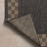 OVERSTOCK RUG - Chris Loves Julia x Loloi Providence Charcoal / Natural Rug - 5' x 7'7" IN STORE - Sale Rugs Loloi