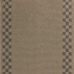 OVERSTOCK RUG - Chris Loves Julia x Loloi Providence Natural / Charcoal Rug - 5' x 7'7" IN STORE - Sale Rugs Loloi