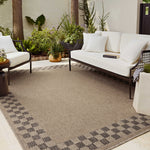 OVERSTOCK RUG - Chris Loves Julia x Loloi Providence Natural / Charcoal Rug - 5' x 7'7" IN STORE - Sale Rugs Loloi