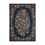Rifle Paper Co. x Loloi Perennial Blossom Navy Rug 5-Rugs - indoor/outdoor Loloi
