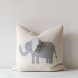 Knit Animal Children's Pillow FINNBIRD - pillow/cushion Indaba Elephant