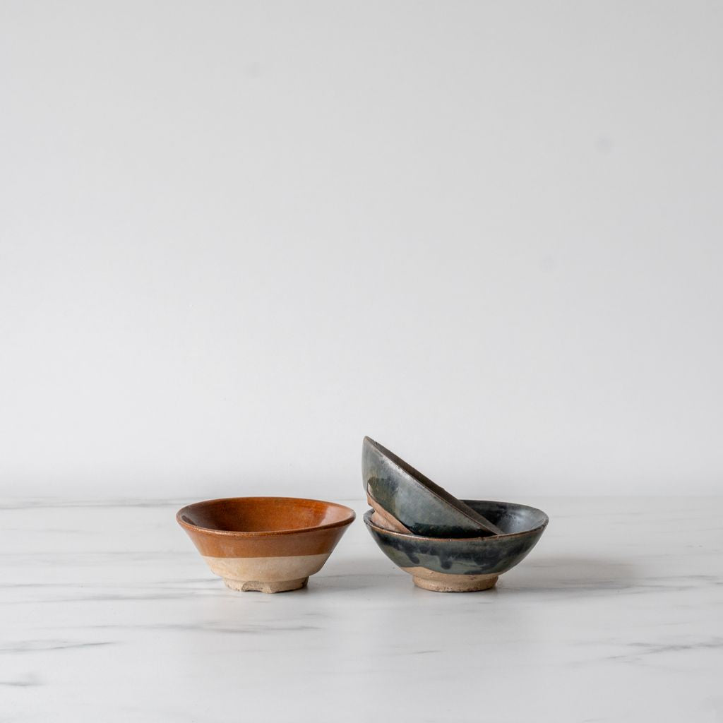 Penny Vintage Glazed Dish 0-VINTAGE - bowl Hauer Market