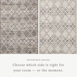 Angela Rose x Loloi Rivers Denim / Ivory Rug 0-RUGS-patterned Loloi