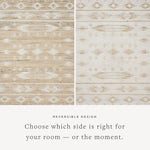 Angela Rose x Loloi Rivers Natural / Ivory Rug 0-RUGS-patterned Loloi