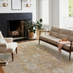 Chris Loves Julia x Loloi Rosemarie Gold / Sand Rug RUGS - patterned Loloi