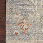 Chris Loves Julia x Loloi Rosemarie Oatmeal / Lavender Rug RUGS - patterned Loloi