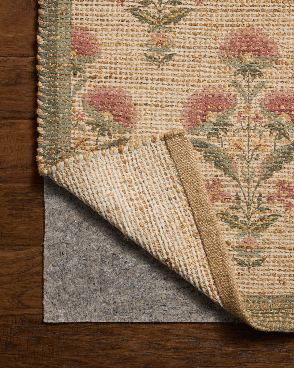 Chris Loves Julia x Loloi Rue Sage / Blush Rug RUGS - jute Loloi