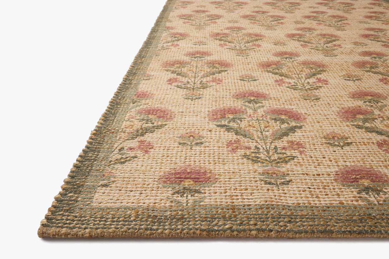 Chris Loves Julia x Loloi Rue Sage / Blush Rug RUGS - jute Loloi