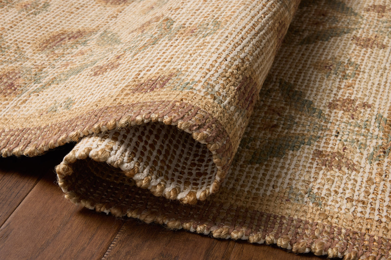 Chris Loves Julia x Loloi Rue Wheat / Sage Rug RUGS - jute Loloi