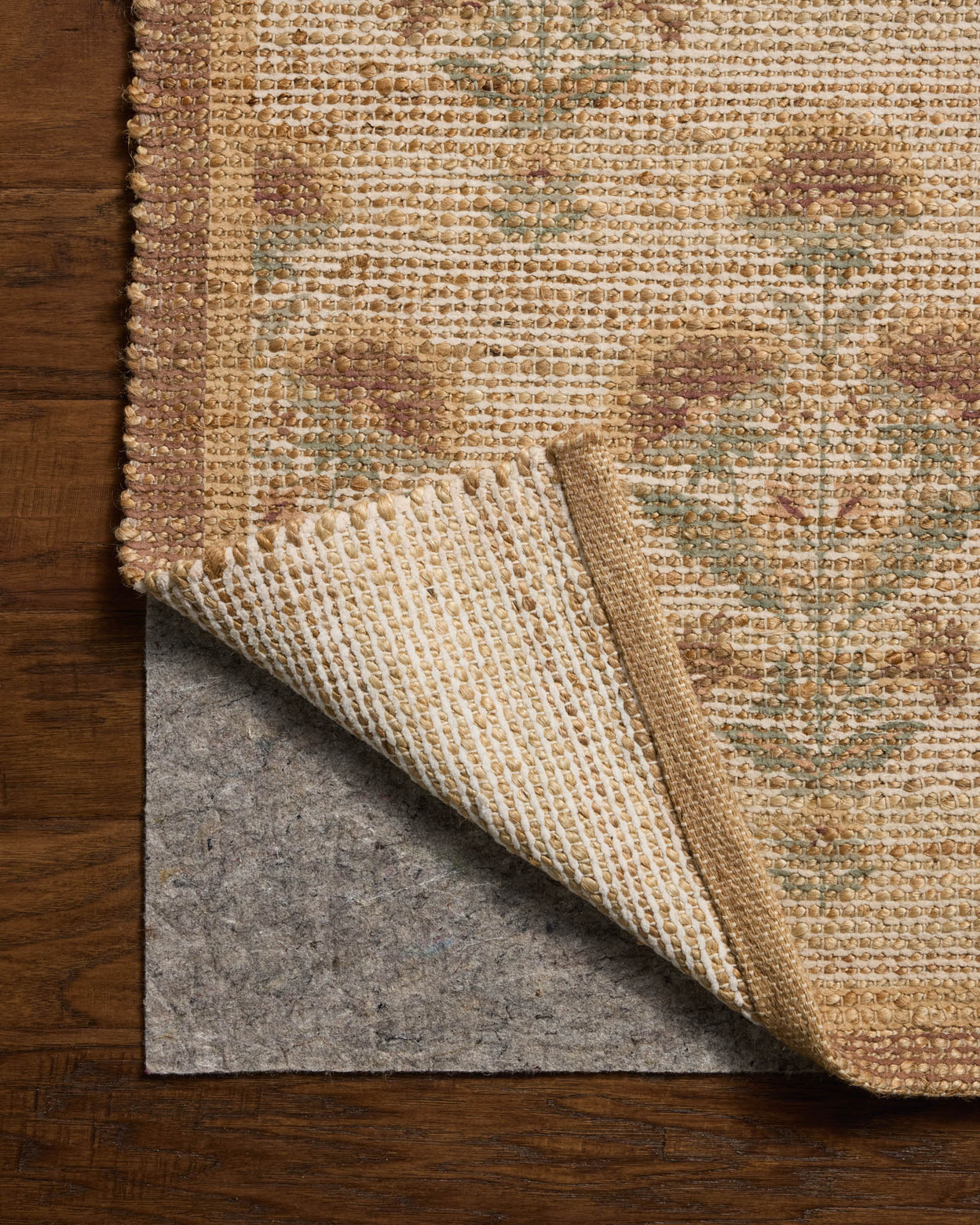 Chris Loves Julia x Loloi Rue Wheat / Sage Rug RUGS - jute Loloi