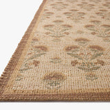 Chris Loves Julia x Loloi Rue Wheat / Sage Rug RUGS - jute Loloi